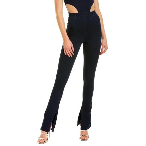 New Denim romper jumpsuit with cut outs - Picture 3 of 4